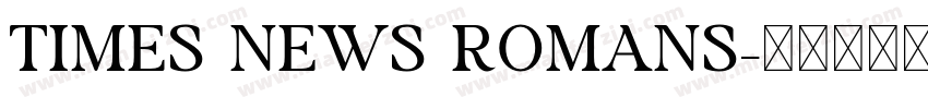 Times News Romans字体转换